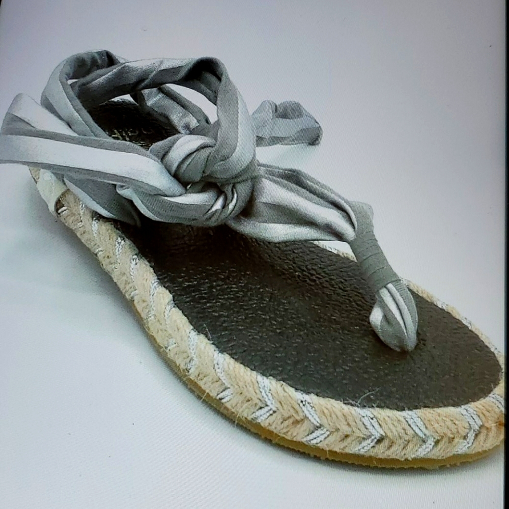 NIB Nalho Yoga Mat Ankle Espadrilles Karabi 8